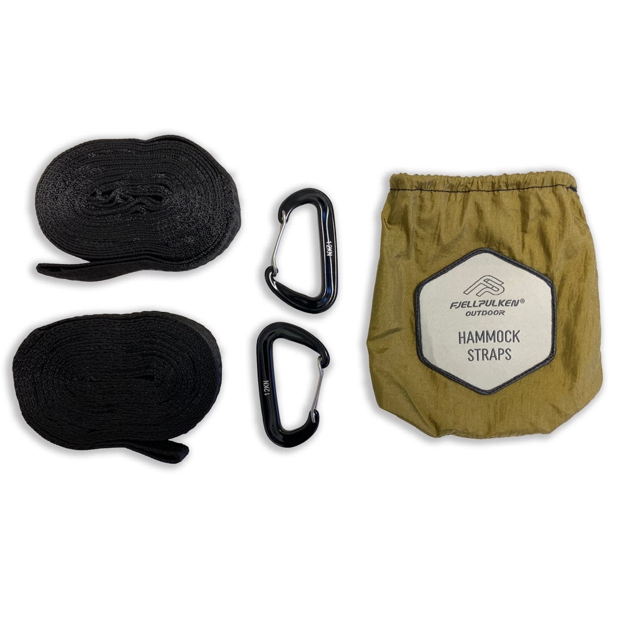 Leaf hammock straps with hooks and bag