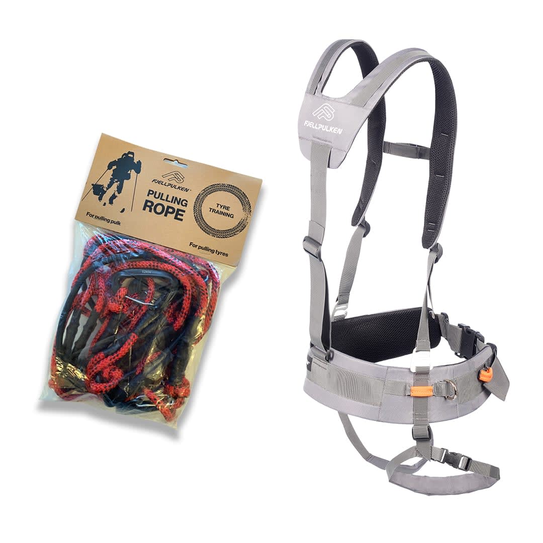 Tire training package with touring harness