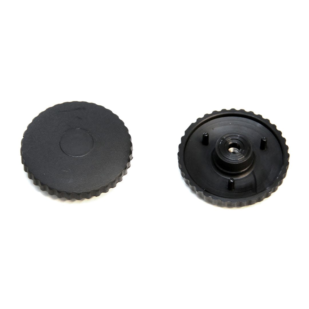 Locking wheel for windshield bracket