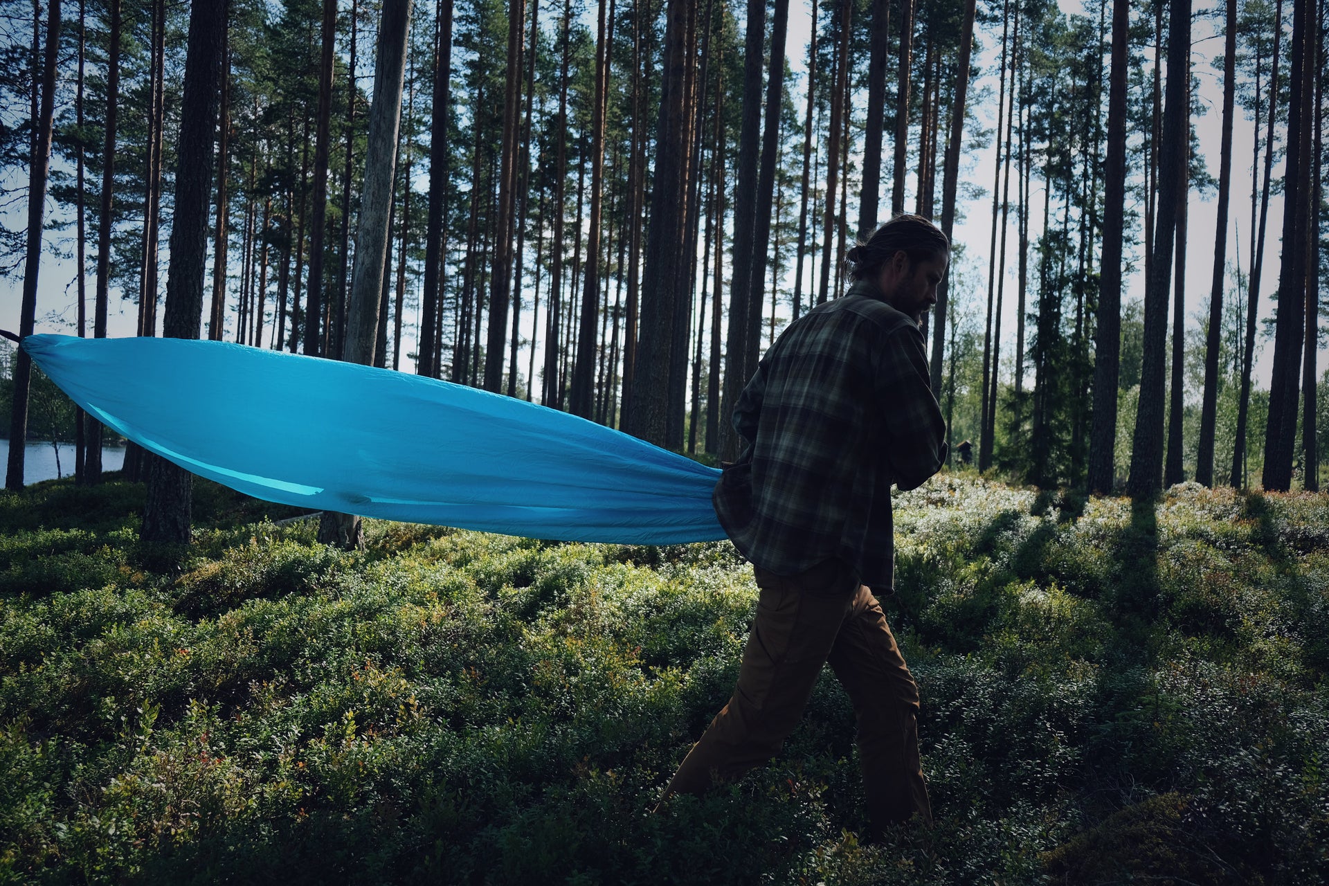 Leaf hengekøye enkel (sesional blue)
