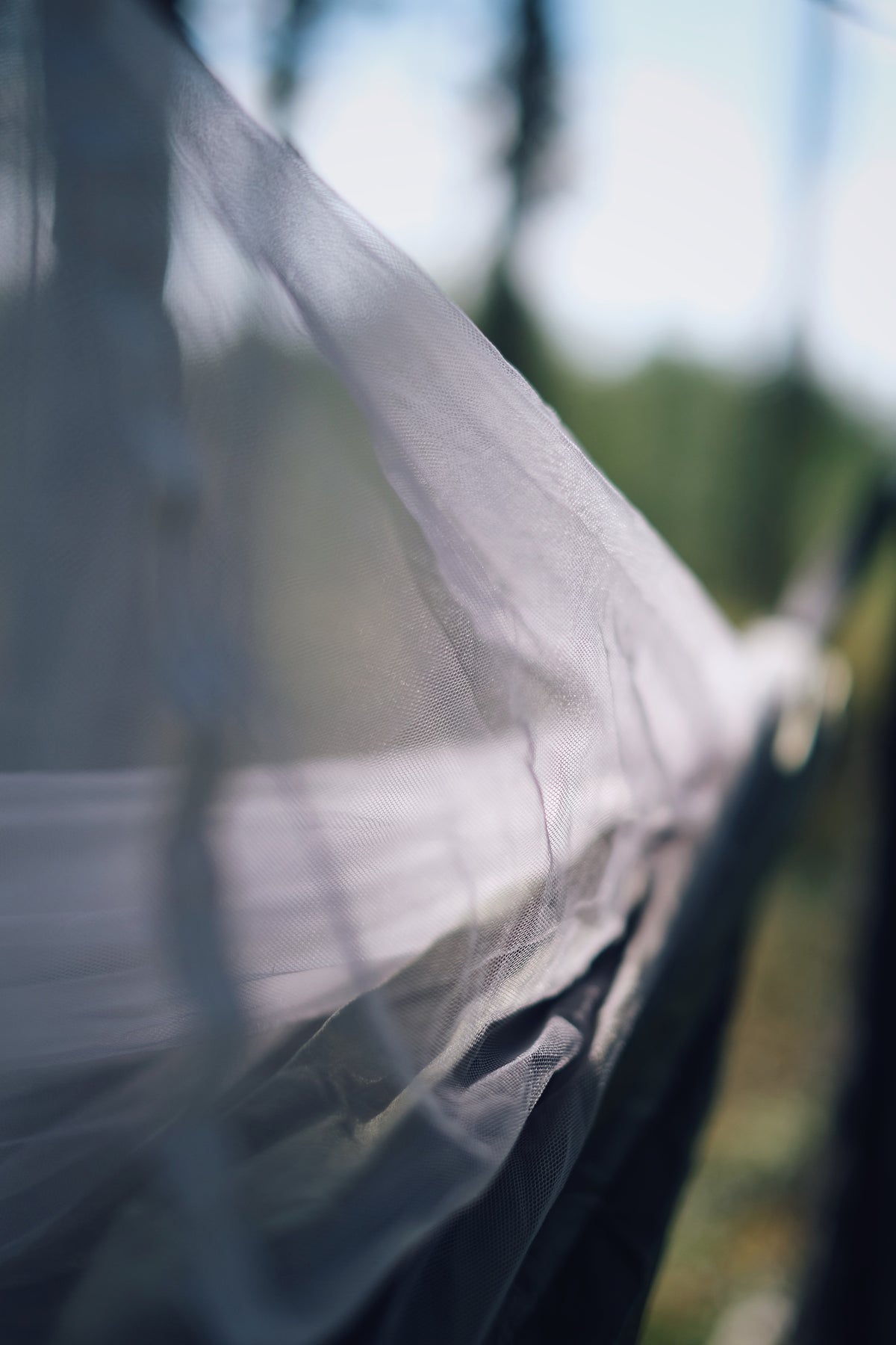 Leaf hammock double with net (olive green)