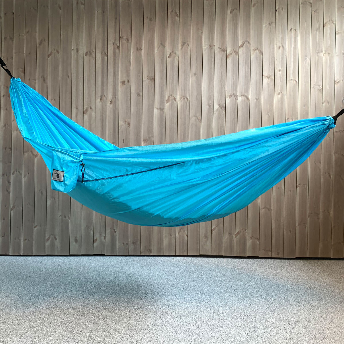 Lövhängmatta dubbel (säsongsblå)